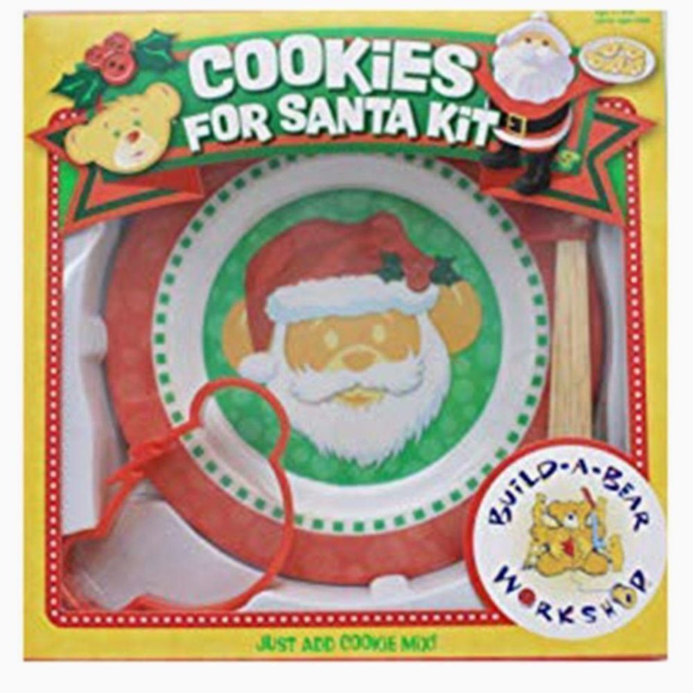 Build-a-Bear Workshop Cookies For Santa 3 piece set with recipes